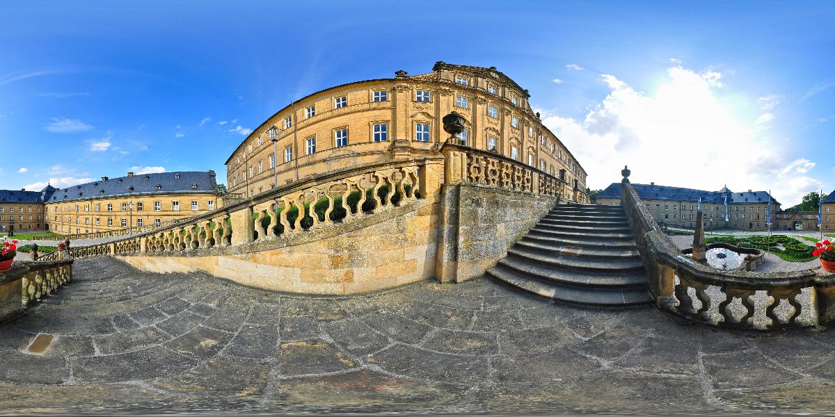 Innenhof von Kloster Banz (Foto: © Werner Pietschmann)