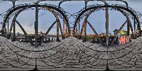 Hubbrücke über die Elbe in Magdeburg