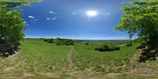 Blick vom Hirschberg bei Pähl