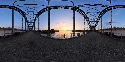 Alte Harburger Brücke in Hamburg