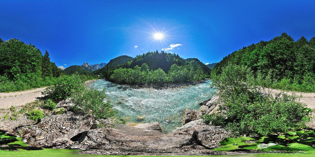 am Rißbach bei Hinterriß (Foto: © Werner Pietschmann)