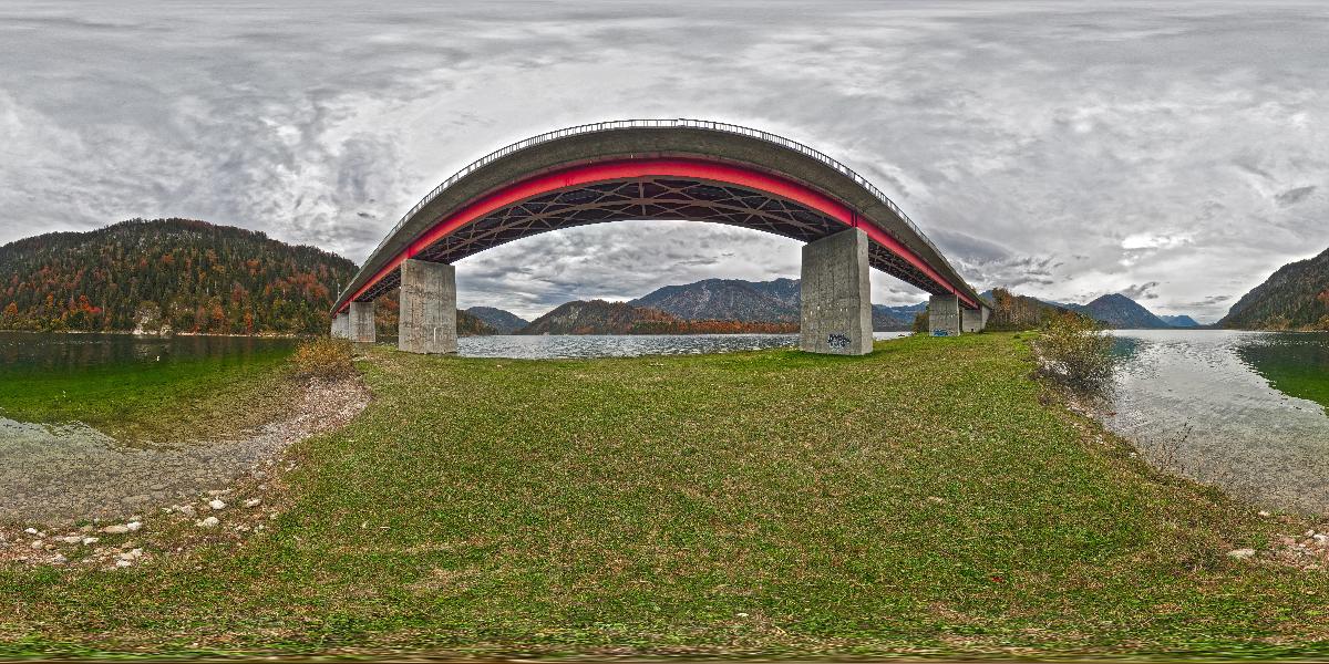 Faller-Klamm-Brücke bei Fall (Foto: © Werner Pietschmann)