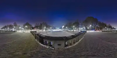 Gerner Brücke über den Nymphenburger Kanal in München