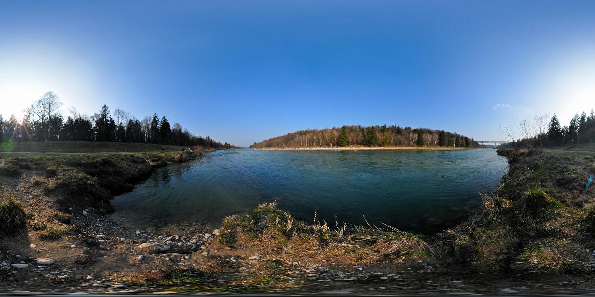 Isar bei Großhesselohe (Foto: © Werner Pietschmann)