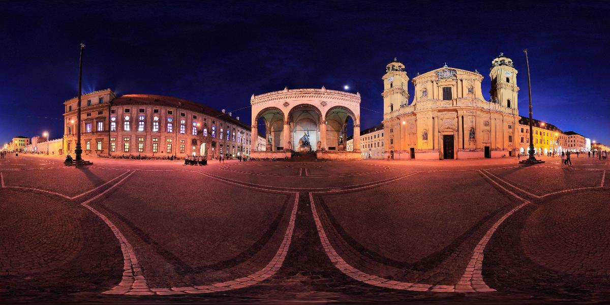 Odeonsplatz in München (Foto: © Werner Pietschmann)