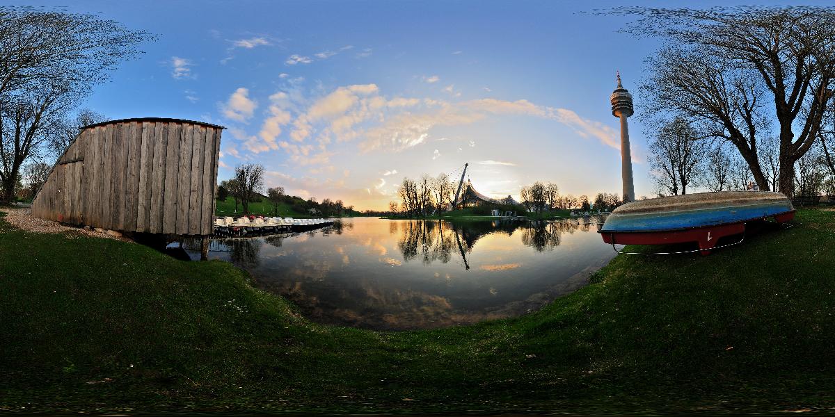 Olympiasee im Olympiapark München (Foto: © Werner Pietschmann)