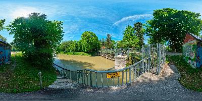 Marienklausenwehr an der Isar in München