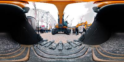 Liebherr Messestand aiuf der bauma 2019 in München