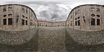 Kaiserhof der Residenz in München