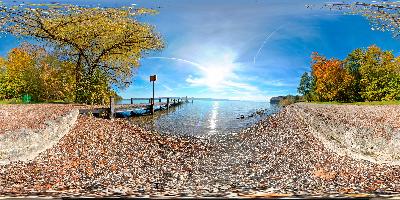 Erholungsgebiet Paradies in Possenhofen am Starnberger See