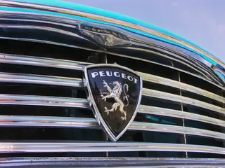 Kühlergrill eines Peugeot 405