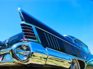 Heckflosse eines 1959 Buick Limited