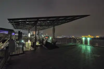 St. Pauli Landungsbrücken im Hamburger Hafen