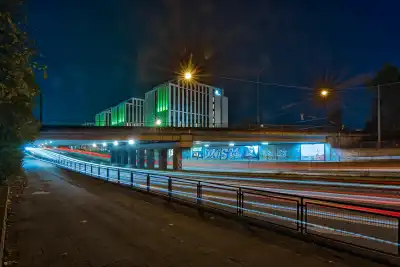Lichtspuren auf der Landsberger Straße in München