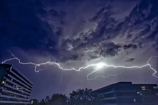 Gewitter über München